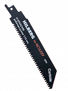 Пилка для сабельной пилы Hilberg Carbide Metal Быстрый Рез 228 мм H-S1155CHM
