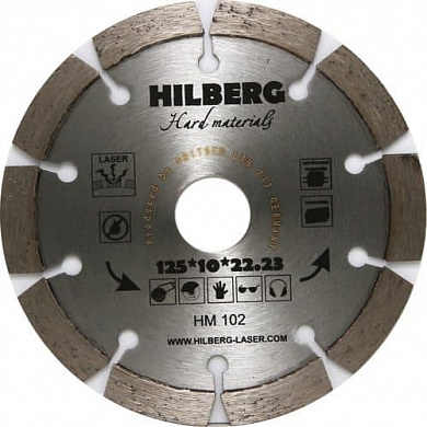 Алмазный диск Hilberg Hard Materials Laser Ø125 мм HM102
