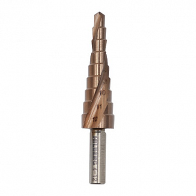 Сверло ступенчатое Hilberg HSS-COBALT 4-12 ST0412