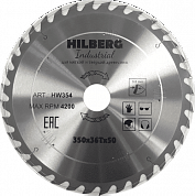 Алмазный диск Hilberg Industrial Дерево Ø350/36/50 мм HW354