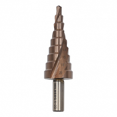 Сверло ступенчатое Hilberg HSS-COBALT 4-20 ST0420