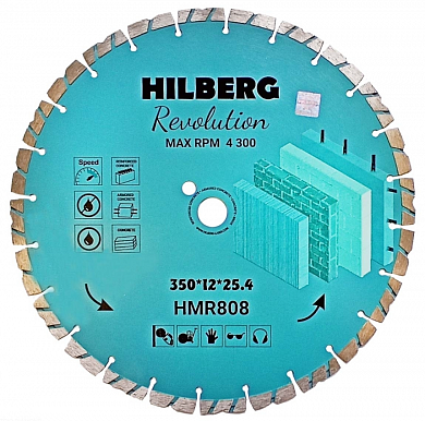 Алмазный диск Hilberg Revolution Ø350 мм HMR808